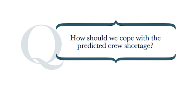 Image for article How should we cope with the crew shortage?
